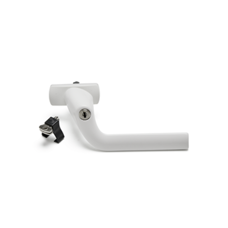 H-22PU1 Handle, white, with lock