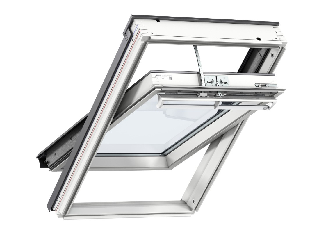 Velux GGL White Painted Solar Windows