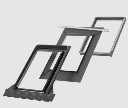 Velux smoke vent tile flashing kit