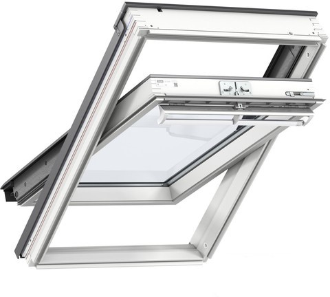 Centre-pivot White Painted