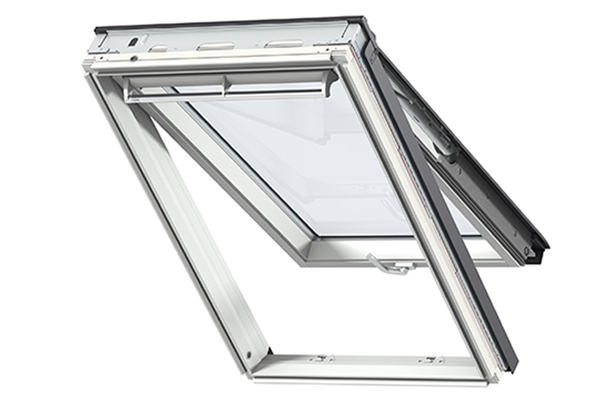 Top-Hung White painted windows